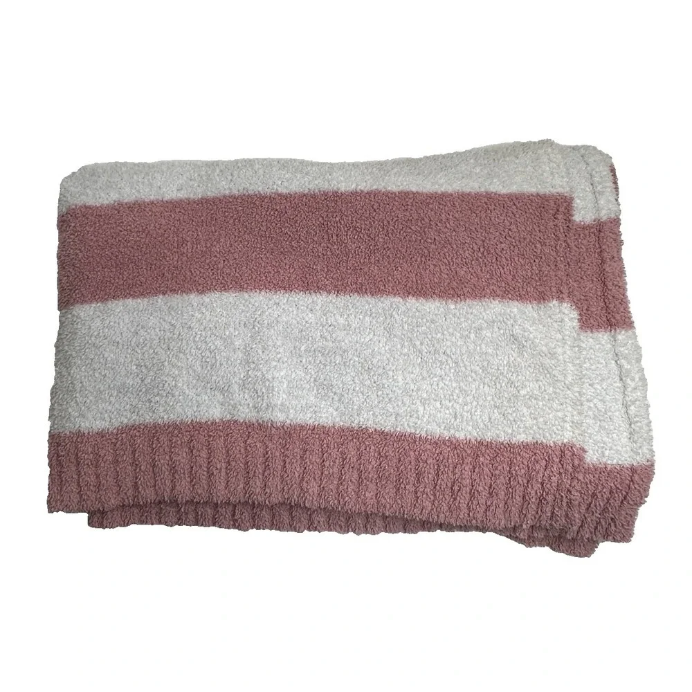 Cloud Island Pink Stripes Baby Blanket Soft‎ Chenille Target